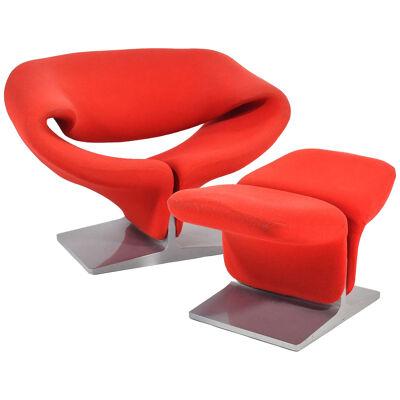 Pierre Paulin Ribbon Chair & Ottoman