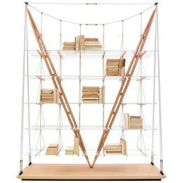 Franco Albini Veleiro Bookcase, Wood by Cassina