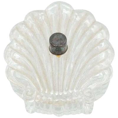 Early 20th Century Shell Crystal Jewelry Box