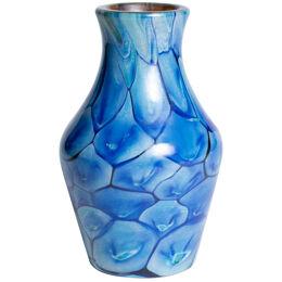 Favrile Glass Paperweight Agate Vase