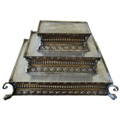 Silver Display stand