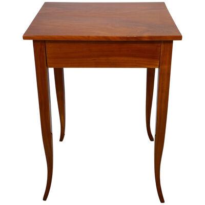 Biedermeier Side Table with Drawer, Cherry Wood, South Germany circa 1825
