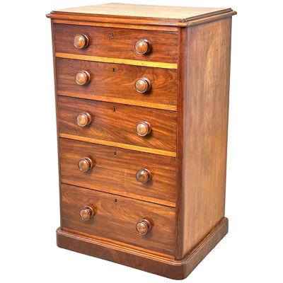 19th Century Victorian Mahogany Chest Of Drawers