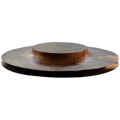 OBJ-06 Copper Coffee Table by Manu Bano