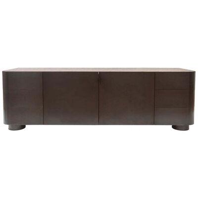 Black Patinated Monolithic Sideboard by Tino Seubert