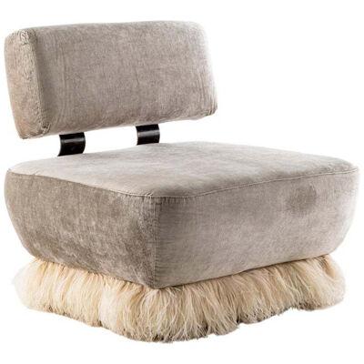 Ostrich Fluff Lounge Chair by Egg Designs