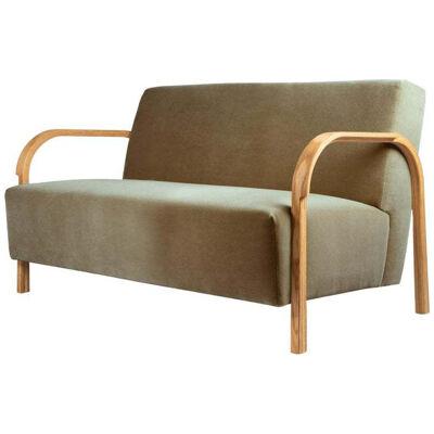 DAW Mohair & Mcnutt ARCH 2 Seater Sofa by Mazo Design