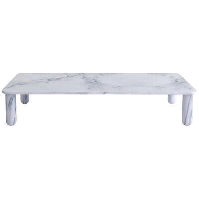 XLarge White Marble Sunday Coffee Table, Jean-Baptiste Souletie