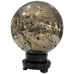 Oversized Natural Pyrite Sphere.