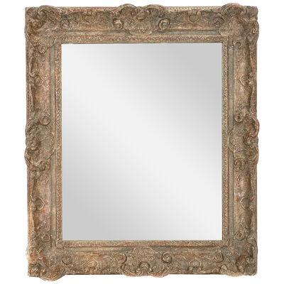 AF7-110: Late 19th Century Continental Carved Giltwood Mirror