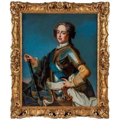 After Jean-Baptiste Van Loo, Portrait of King Louis XV of France (1710-1774)