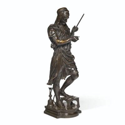 Exceptional French Orientalist Bronze Sculpture "Le Marchand d' Armes Turc"