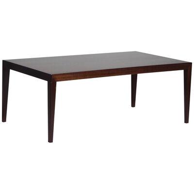 Coffee table in rosewood, by Severin Hansen, 60's.