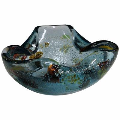 Aureliano Toso (attr.) Murano Art Glass Bowl 1950s