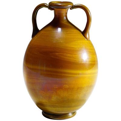 Vetro Calcedonio Vase by Napoleone Martinuzzi for Venini Murano ca. 1930s 