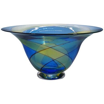 Large Carnevale Art Glass Bowl by Vetreria Archimede Seguso ca. 1980s