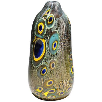 Large Art Glass Vase 'Yokohama' by Aldo Nason Murano