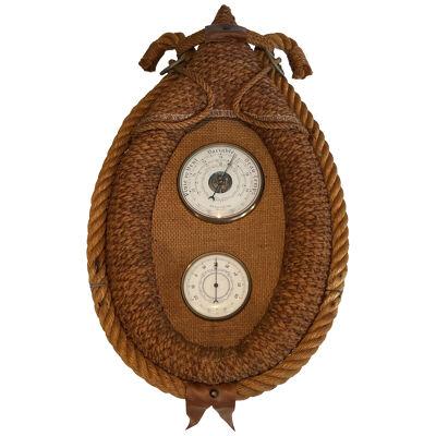 Rope Barometer. French work by Adrien Audoux & Frida Minet. Circa 1950