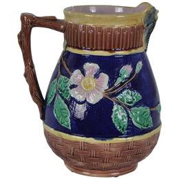 Griffen Smith & Hill Etruscan Majolica Butterfly Spout Pitcher