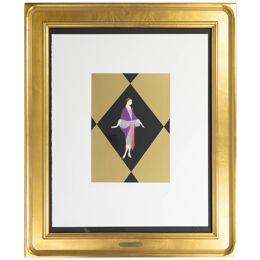 Erté 'French' "Manhattan Mary III", Signed and Numbered Serigraph, 1979