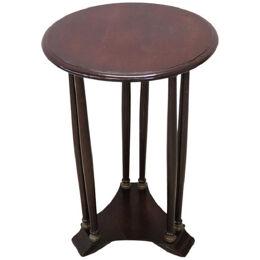 Empire Style Beech Wood Round Pedestal Table