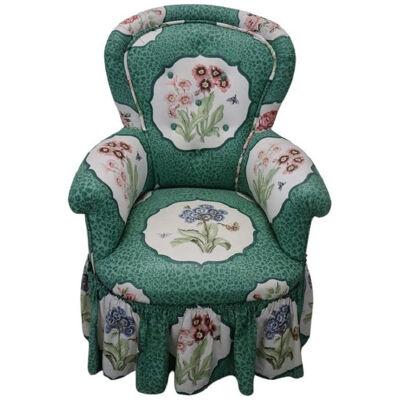 19th Century Antique Padded Armchair