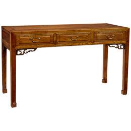 19TH CENTURY ELM CHINESE CONSOLE TABLE SIDEBOARD