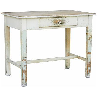 19TH CENTURY PAINTED PINE SIDE TABLE