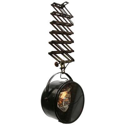 Large Black Metal Vintage Industrial Scissor Spot Light Pendant Lamps