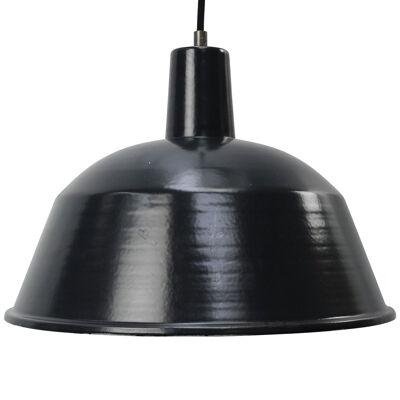 Black Enamel Vintage Industrial Pendant Lights NOS - 79 in stock