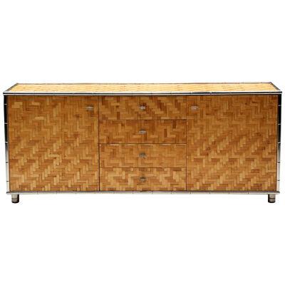 Bamboo Sideboard by Gabriella Crespi, Italy, 1970s