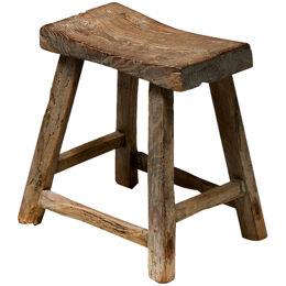 Rustic Travail Populaire Stool, France, Early 20th Century