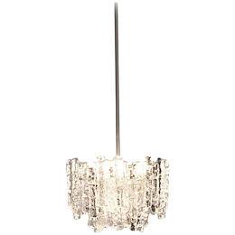Kalmar Austria Icicle Ice Glass Viennese Chandelier from the 1960s