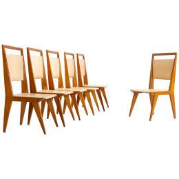 Dining Chairs, Italy Mid-20th Century
