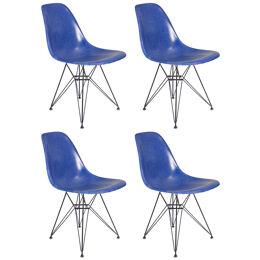 Eames for Herman Miller Ultramarine Blue Fiberglass Shell Chair