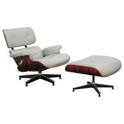 Eames 670 Rosewood Lounge Chair and 671 Ottoman