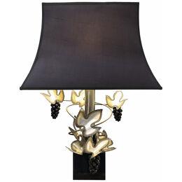 Large French Table Lamp by Maison Jansen