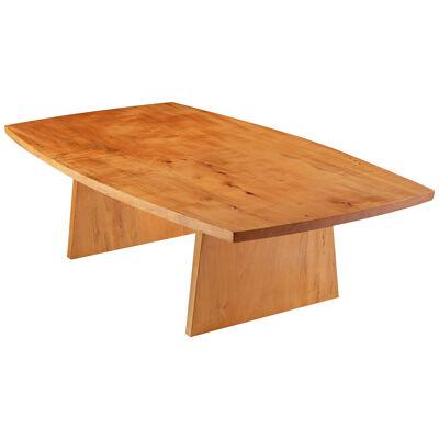 Rare Boat-Shaped Coffee Table by George Nakashima