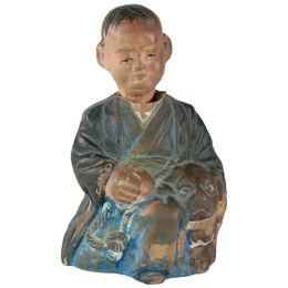Chinese head doll. Early 20th c