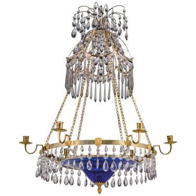 Gustavian chandelier, 18th c