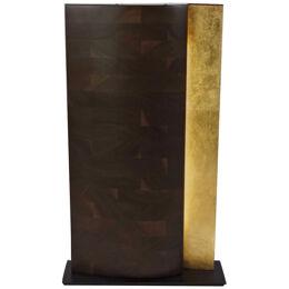 N2 Panel Lamp in Walnut and Gold Leaf