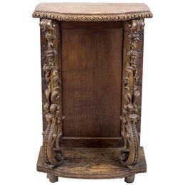 Oak Console-stand, 18th and 19th centuries