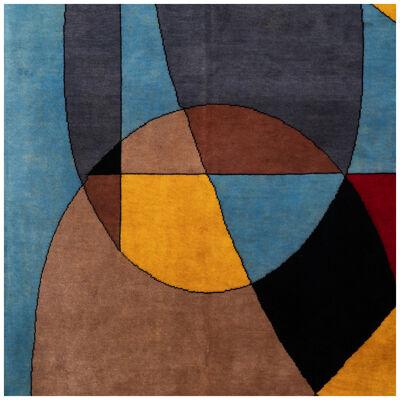 Rug or Tapestry, Inspired by Robert Delaunay. Contemporary Work