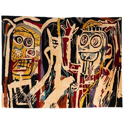 After	Jean-Michel	Basquiat,	Rug,	or	tapestry,	in	wool