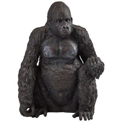Lifesize Cast Bronze Gorilla