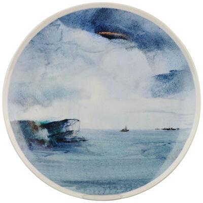 Li Linhong (1942) "Sea Breeze" Artist Marked Plate Dated 1987 Chinese 