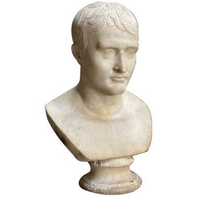 Ca 1800 after Chaudet Napoleon 1st marble bust