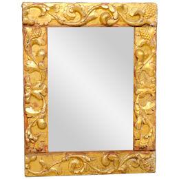 An Italian gilded wood mirror