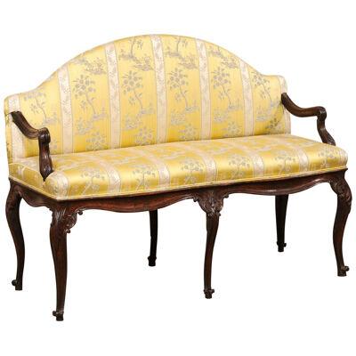Early 19th C. Italian Upholstered Settee