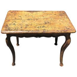 19th Century French Paint Decorated Table